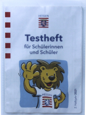 Einsteckhülle für Schüler Testheft Hessen - 2er Pack